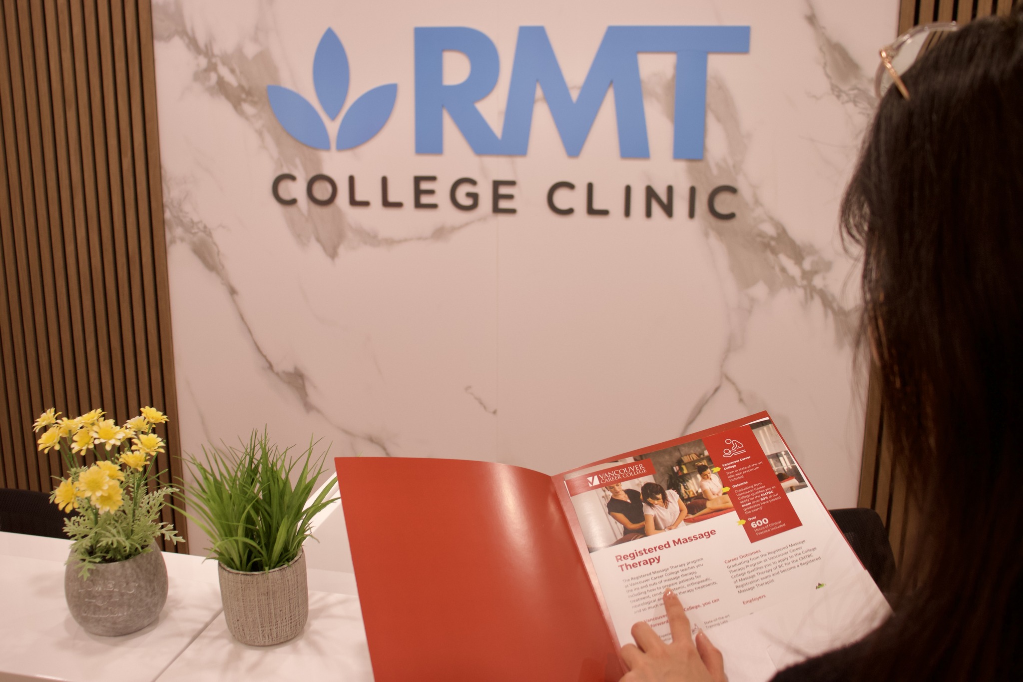 Smiling nurse outside